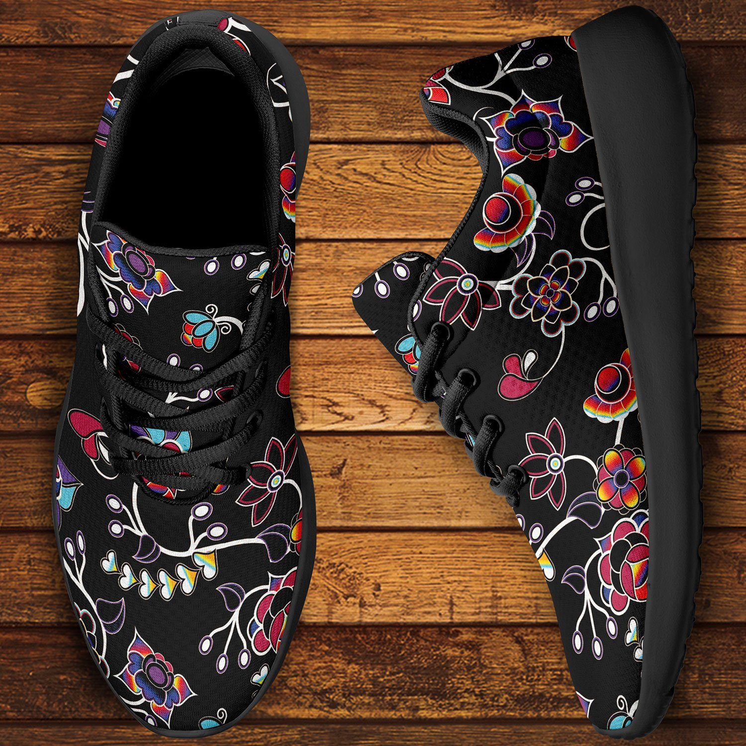 Floral Danseur Ikkaayi Sport Sneakers ikkaayi Herman 