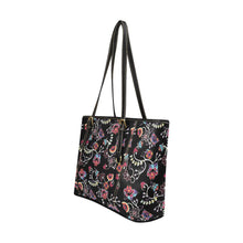 Load image into Gallery viewer, Floral Danseur Leather Tote Bag/Large (Model 1640) Leather Tote Bag (1640) e-joyer 
