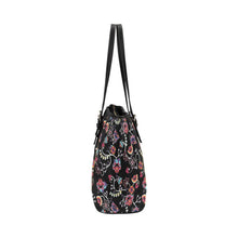 Load image into Gallery viewer, Floral Danseur Leather Tote Bag/Large (Model 1640) Leather Tote Bag (1640) e-joyer 
