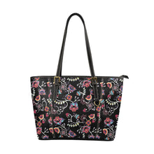 Load image into Gallery viewer, Floral Danseur Leather Tote Bag/Large (Model 1640) Leather Tote Bag (1640) e-joyer 
