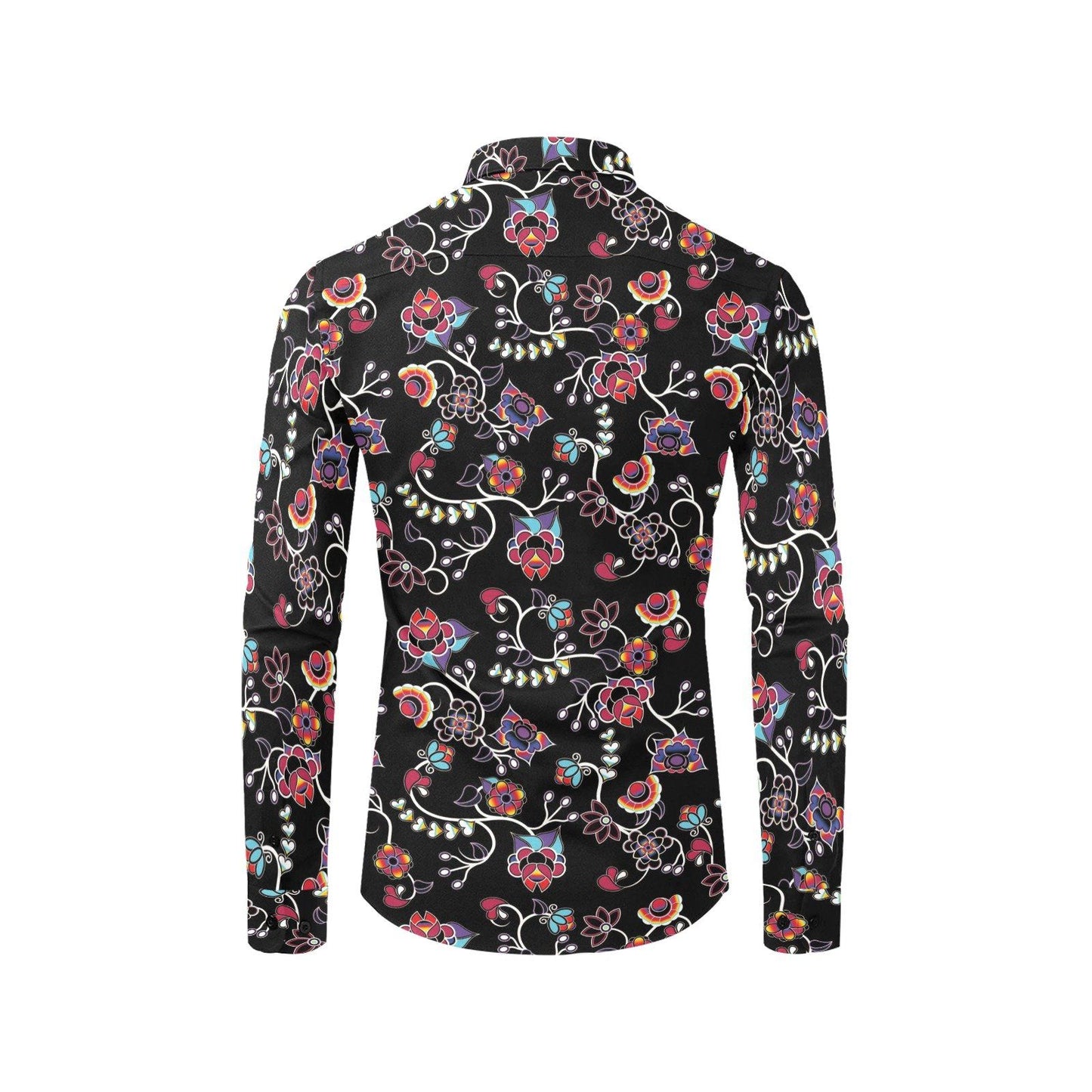 Floral Danseur Men's All Over Print Casual Dress Shirt (Model T61) Men's Dress Shirt (T61) e-joyer 