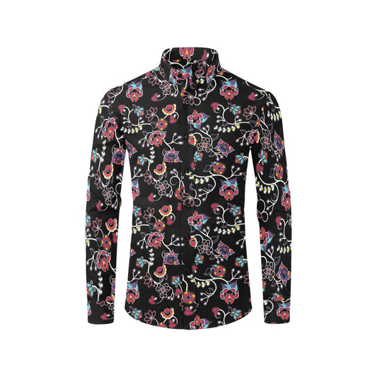 Floral Danseur Men's All Over Print Casual Dress Shirt (Model T61) Men's Dress Shirt (T61) e-joyer 