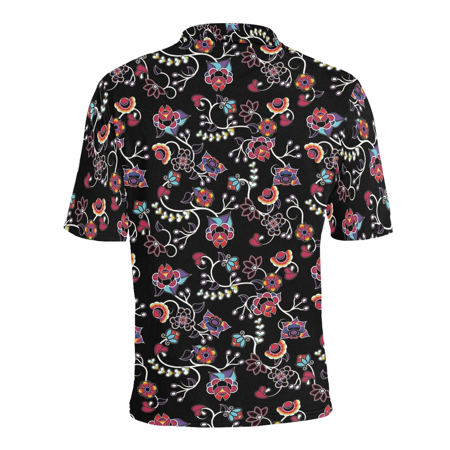 Floral Danseur Men's All Over Print Polo Shirt (Model T55) Men's Polo Shirt (Model T55) e-joyer 