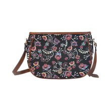 Load image into Gallery viewer, Floral Danseur Saddle Bag/Large (Model 1649) bag e-joyer 
