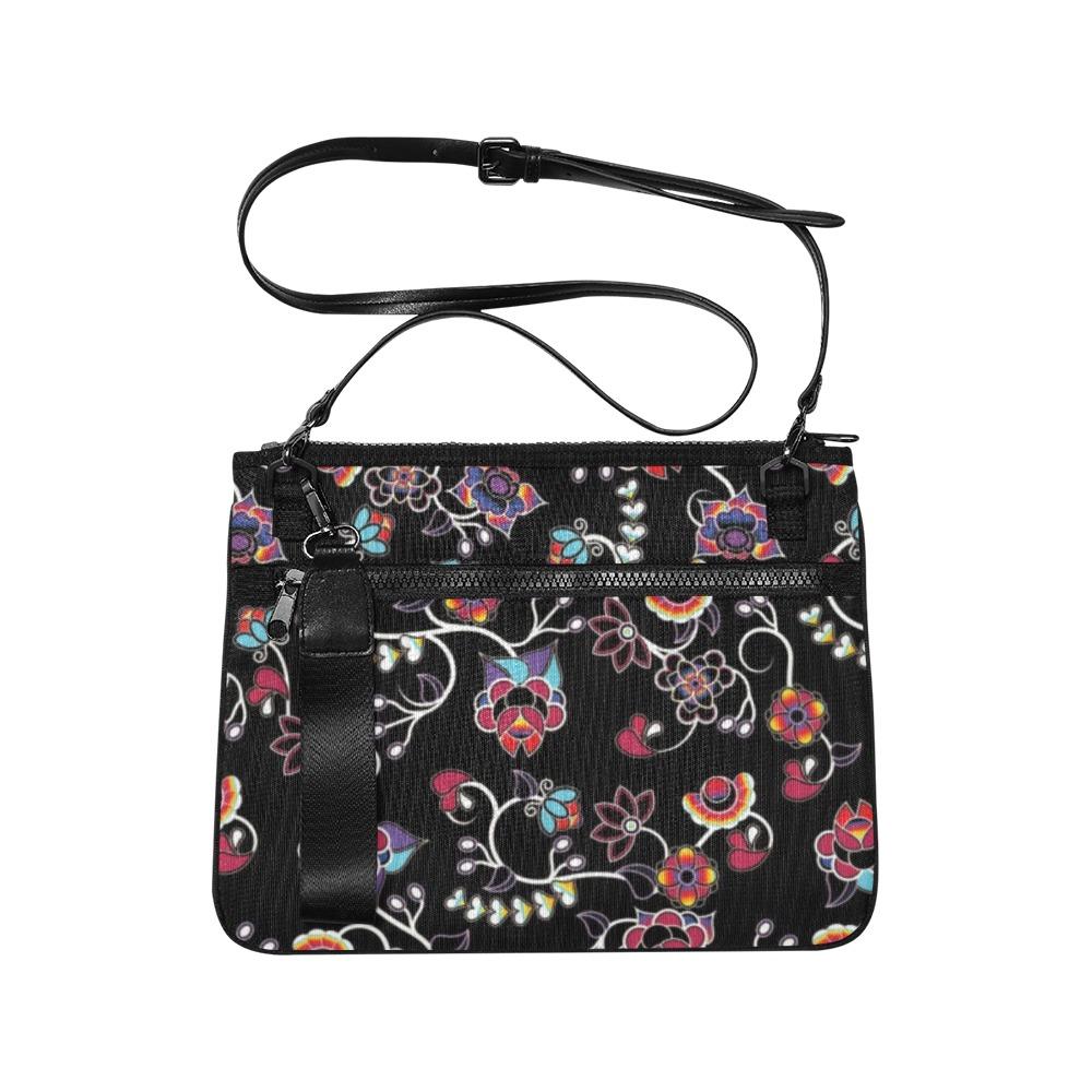 Floral Danseur Slim Clutch Bag (Model 1668) Slim Clutch Bags (1668) e-joyer 