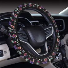 Load image into Gallery viewer, Floral Danseur Steering Wheel Cover with Elastic Edge Steering Wheel Cover with Elastic Edge e-joyer 
