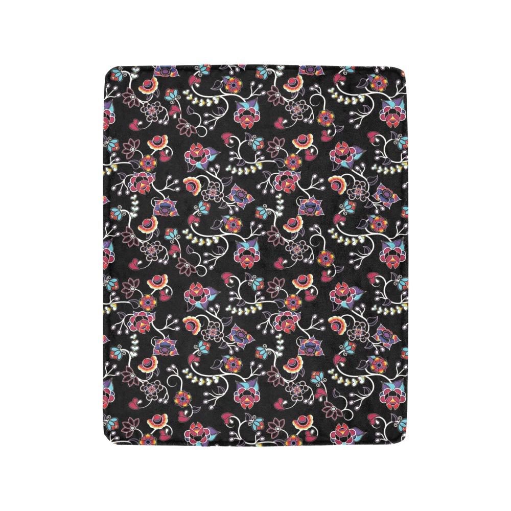 Floral Danseur Ultra-Soft Micro Fleece Blanket 40"x50" Ultra-Soft Blanket 40''x50'' e-joyer 