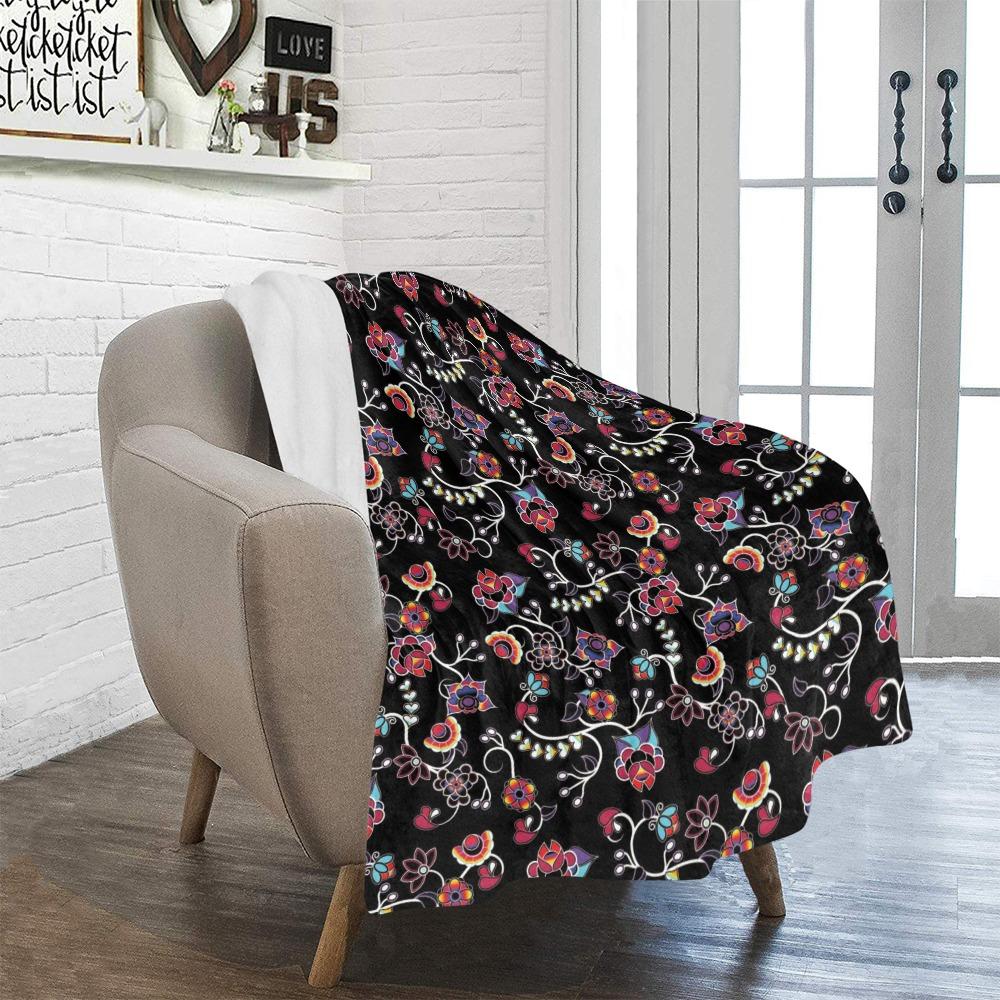 Floral Danseur Ultra-Soft Micro Fleece Blanket 40"x50" Ultra-Soft Blanket 40''x50'' e-joyer 