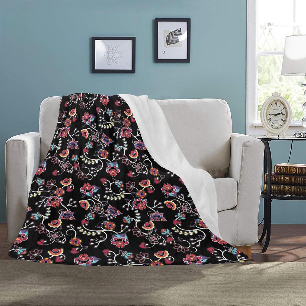 Floral Danseur Ultra-Soft Micro Fleece Blanket 50"x60" Ultra-Soft Blanket 50''x60'' e-joyer 