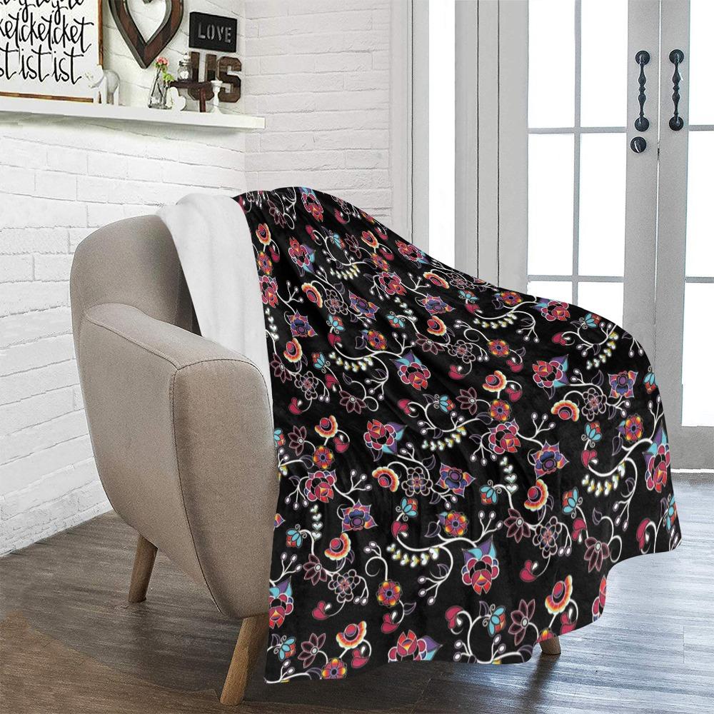 Floral Danseur Ultra-Soft Micro Fleece Blanket 50"x60" Ultra-Soft Blanket 50''x60'' e-joyer 