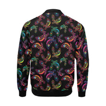 Load image into Gallery viewer, Floral Eagle All Over Print Bomber Jacket for Men (Model H19) All Over Print Bomber Jacket for Men (H19) e-joyer 
