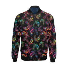 Load image into Gallery viewer, Floral Eagle All Over Print Bomber Jacket for Men (Model H19) All Over Print Bomber Jacket for Men (H19) e-joyer 
