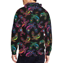 Load image into Gallery viewer, Floral Eagle All Over Print Full Zip Hoodie for Men (Model H14) All Over Print Full Zip Hoodie for Men (H14) e-joyer 
