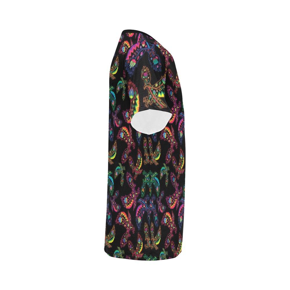 Floral Eagle All Over Print T-Shirt for Men (USA Size) (Model T40) All Over Print T-Shirt for Men (T40) e-joyer 