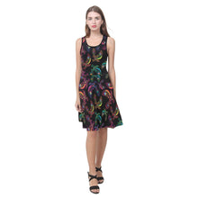 Load image into Gallery viewer, Floral Eagle Atalanta Sundress (Model D04) Atalanta Sundress (D04) e-joyer 
