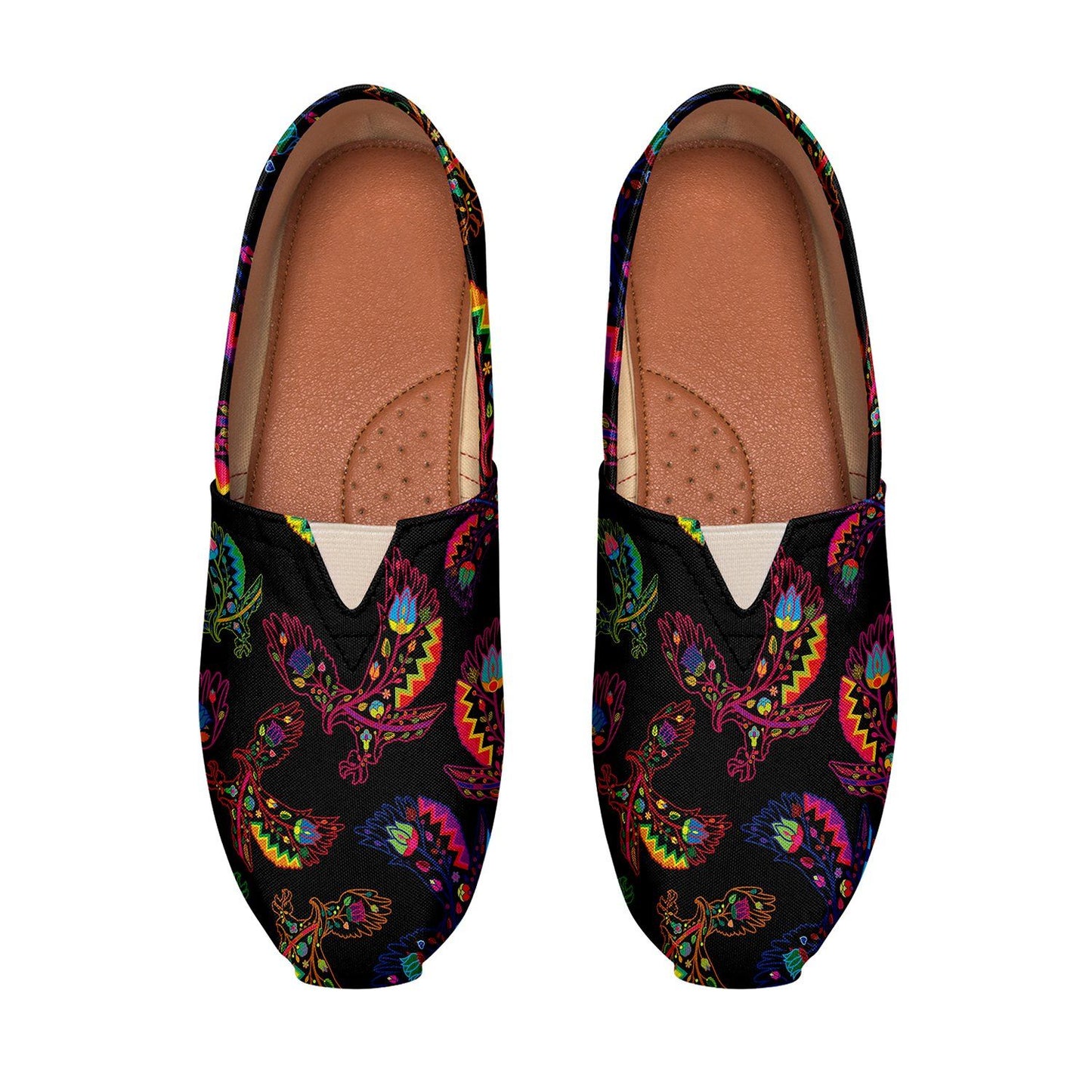 Floral Eagle Casual Unisex Slip On Shoe Herman 