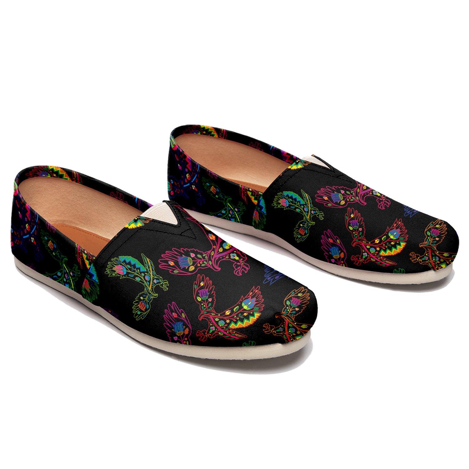 Floral Eagle Casual Unisex Slip On Shoe Herman 