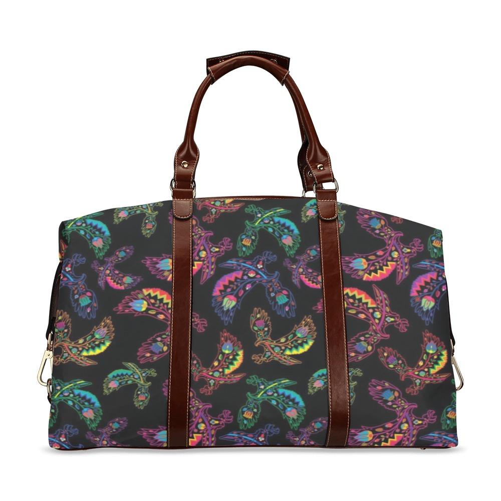 Floral Eagle Classic Travel Bag (Model 1643) Remake Classic Travel Bags (1643) e-joyer 