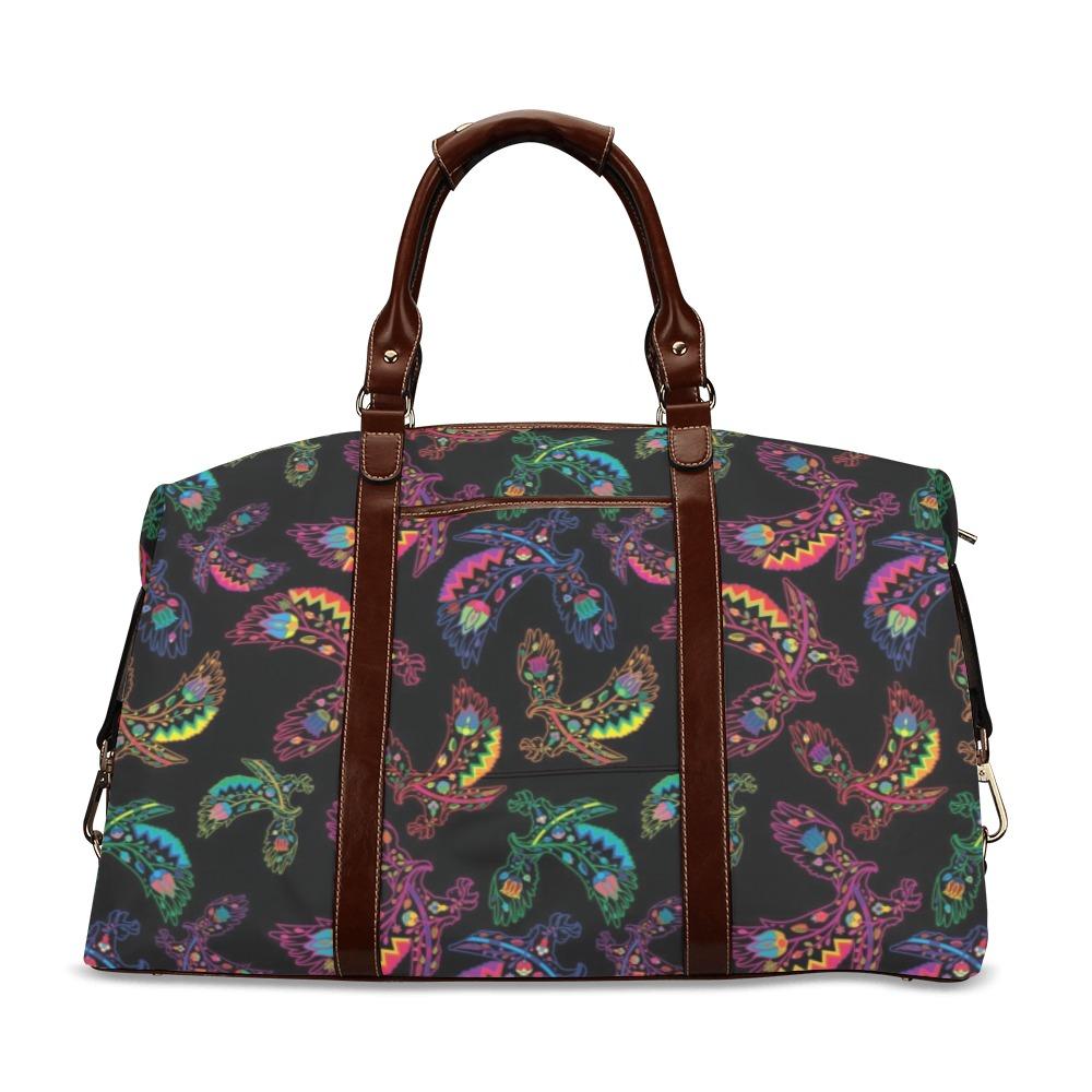 Floral Eagle Classic Travel Bag (Model 1643) Remake Classic Travel Bags (1643) e-joyer 