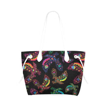 Load image into Gallery viewer, Floral Eagle Clover Canvas Tote Bag (Model 1661) Clover Canvas Tote Bag (1661) e-joyer 
