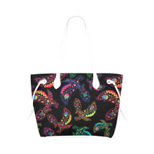 Load image into Gallery viewer, Floral Eagle Clover Canvas Tote Bag (Model 1661) Clover Canvas Tote Bag (1661) e-joyer 
