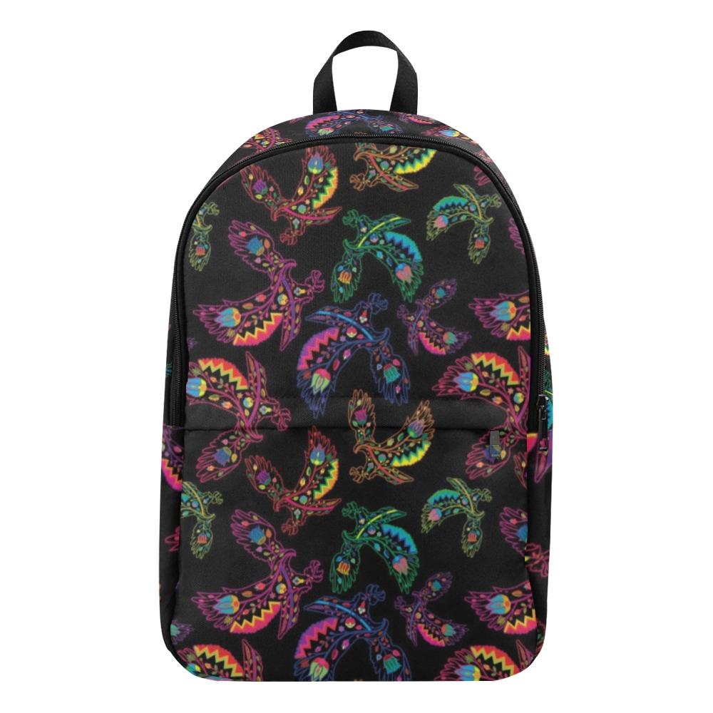 Floral Eagle Fabric Backpack for Adult (Model 1659) Casual Backpack for Adult (1659) e-joyer 