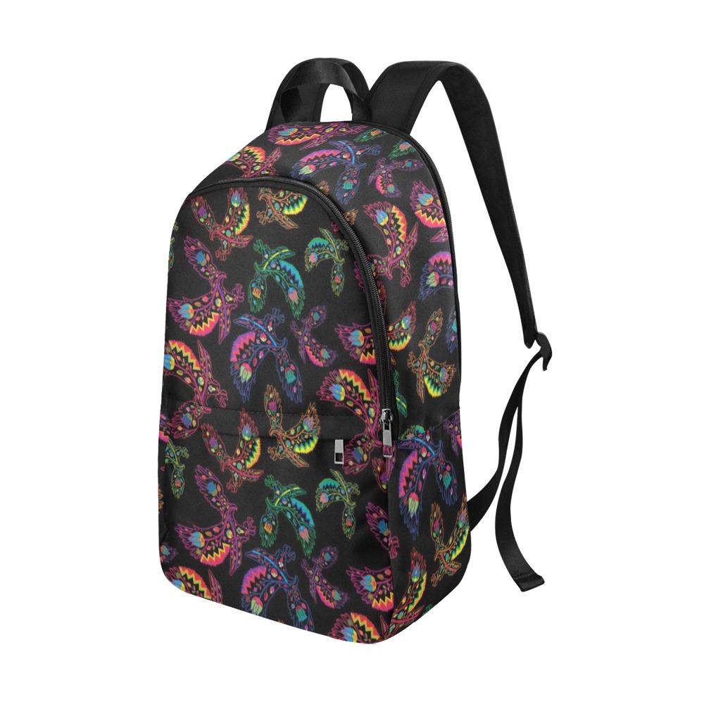 Floral Eagle Fabric Backpack for Adult (Model 1659) Casual Backpack for Adult (1659) e-joyer 