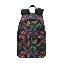 Load image into Gallery viewer, Floral Eagle Fabric Backpack for Adult (Model 1659) Casual Backpack for Adult (1659) e-joyer 
