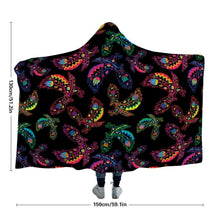 Load image into Gallery viewer, Floral Eagle Hooded Blanket 49 Dzine 
