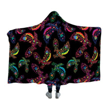 Load image into Gallery viewer, Floral Eagle Hooded Blanket 49 Dzine 
