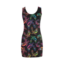 Load image into Gallery viewer, Floral Eagle Medea Vest Dress (Model D06) Medea Vest Dress (D06) e-joyer 
