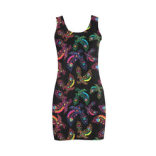 Load image into Gallery viewer, Floral Eagle Medea Vest Dress (Model D06) Medea Vest Dress (D06) e-joyer 
