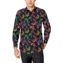 Load image into Gallery viewer, Floral Eagle Men&#39;s All Over Print Casual Dress Shirt (Model T61) Men&#39;s Dress Shirt (T61) e-joyer 
