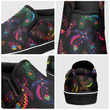 Load image into Gallery viewer, Floral Eagle Otoyimm Canvas Slip On Shoes otoyimm Herman 
