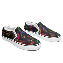 Load image into Gallery viewer, Floral Eagle Otoyimm Canvas Slip On Shoes otoyimm Herman 
