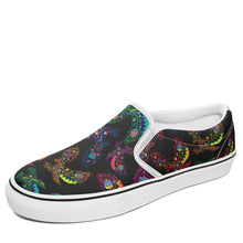 Load image into Gallery viewer, Floral Eagle Otoyimm Canvas Slip On Shoes otoyimm Herman US Youth 1 / EUR 32 White Sole 
