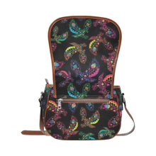 Load image into Gallery viewer, Floral Eagle Saddle Bag/Large (Model 1649) bag e-joyer 
