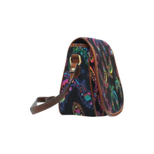 Load image into Gallery viewer, Floral Eagle Saddle Bag/Large (Model 1649) bag e-joyer 
