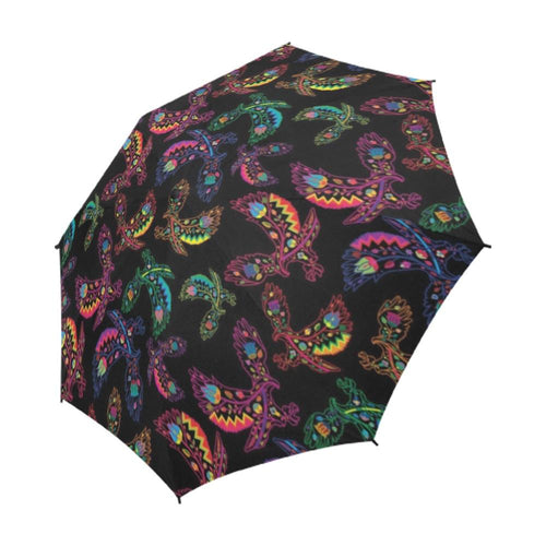 Floral Eagle Semi-Automatic Foldable Umbrella (Model U05) Semi-Automatic Foldable Umbrella e-joyer 