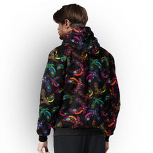 Load image into Gallery viewer, Floral Eagle Sherpa Hoodie hoodie Herman 
