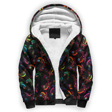 Load image into Gallery viewer, Floral Eagle Sherpa Hoodie hoodie Herman 
