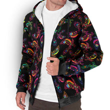 Load image into Gallery viewer, Floral Eagle Sherpa Hoodie hoodie Herman 
