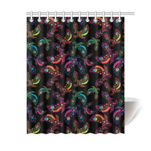 Load image into Gallery viewer, Floral Eagle Shower Curtain 60&quot;x72&quot; Shower Curtain 60&quot;x72&quot; e-joyer 
