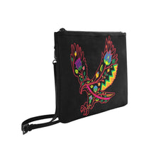 Load image into Gallery viewer, Floral Eagle Slim Clutch Bag (Model 1668) Slim Clutch Bags (1668) e-joyer 
