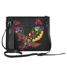 Load image into Gallery viewer, Floral Eagle Slim Clutch Bag (Model 1668) Slim Clutch Bags (1668) e-joyer 
