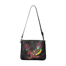 Load image into Gallery viewer, Floral Eagle Small Shoulder Bag (Model 1710) Small Shoulder Bag (1710) e-joyer 
