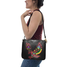 Load image into Gallery viewer, Floral Eagle Small Shoulder Bag (Model 1710) Small Shoulder Bag (1710) e-joyer 
