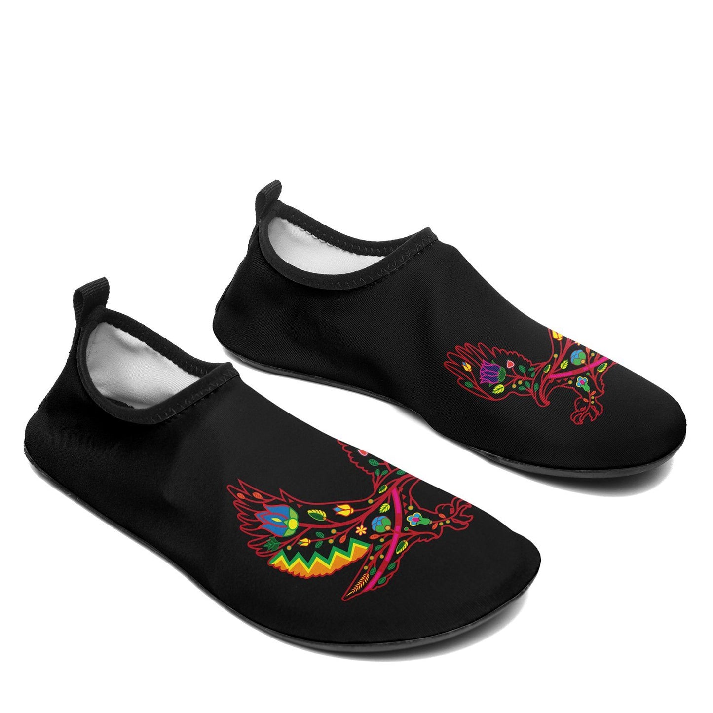 Floral Eagle Sockamoccs Slip On Shoes 49 Dzine 