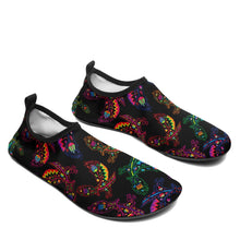 Load image into Gallery viewer, Floral Eagle Sockamoccs Slip On Shoes Herman 
