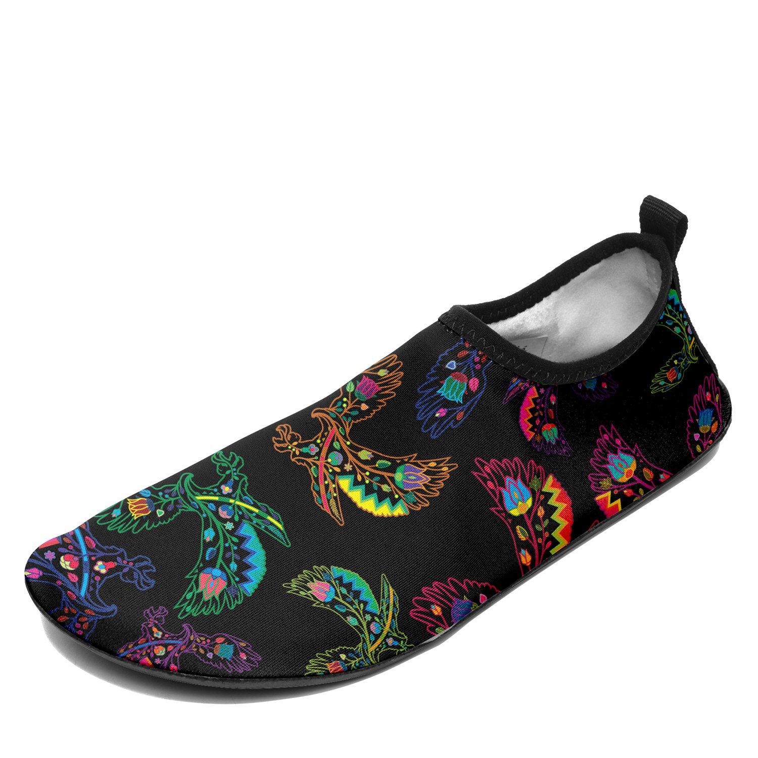 Floral Eagle Sockamoccs Slip On Shoes Herman 